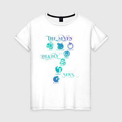 Женская футболка Семь смертных грехов