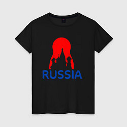 Женская футболка Я русский церковь