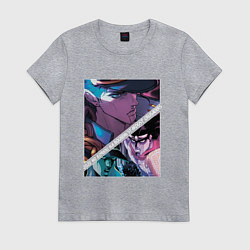 Женская футболка Джотаро Куджо из ДжоДжо