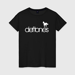 Женская футболка Deftones лошадь