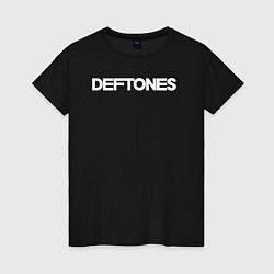 Женская футболка Deftones hard rock