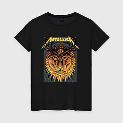 Женская футболка Metallica Lion