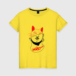 Женская футболка Meow statue 1