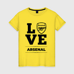 Женская футболка Arsenal Love Классика