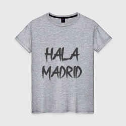 Футболка хлопковая женская Hala - Madrid, цвет: меланж