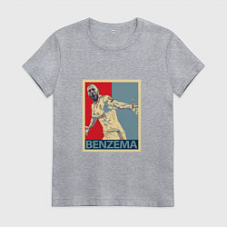 Женская футболка Madrid - Benzema