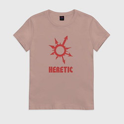 Женская футболка Знак еретика и отступника