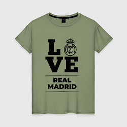 Женская футболка Real Madrid Love Классика