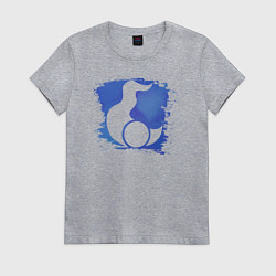 Женская футболка Знак Тзинча пятно