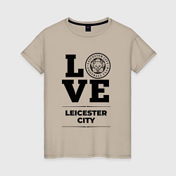 Женская футболка Leicester City Love Классика