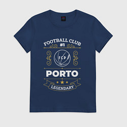 Футболка хлопковая женская Porto FC 1, цвет: тёмно-синий