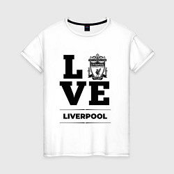 Женская футболка Liverpool Love Классика