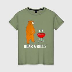 Женская футболка Bear Grills Беар Гриллс