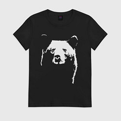 Женская футболка Медвежий лик