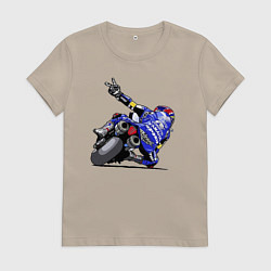 Женская футболка Yamaha racing team Racer