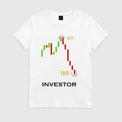Женская футболка Investor