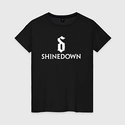 Женская футболка Shinedown логотип с эмблемой