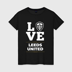 Женская футболка Leeds United Love Classic