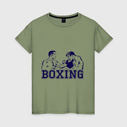 Женская футболка Бокс Boxing is cool