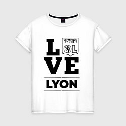 Женская футболка Lyon Love Классика