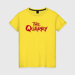 Женская футболка The Quarry logo