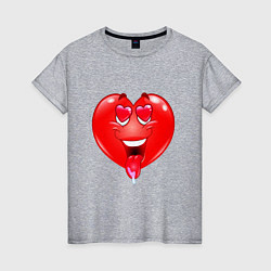 Женская футболка THE HEART IN LOVE
