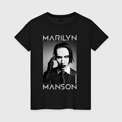 Женская футболка Marilyn Manson фото