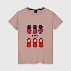 Женская футболка Кальмар vs Дом