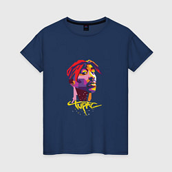 Женская футболка Tupac Color