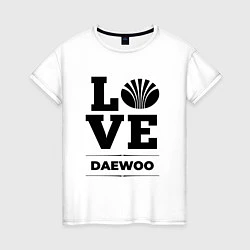 Женская футболка Daewoo Love Classic
