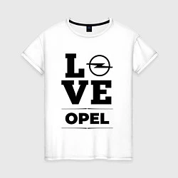 Женская футболка Opel Love Classic
