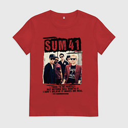 Женская футболка SUM 41 PIECES