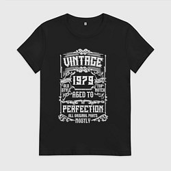 Женская футболка Винтаж 1979 этикетка