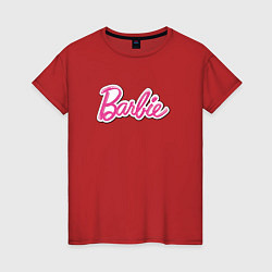 Женская футболка Barbie logo