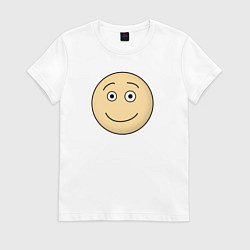 Женская футболка Улыбающийся смайлик из Дурак Онлайн