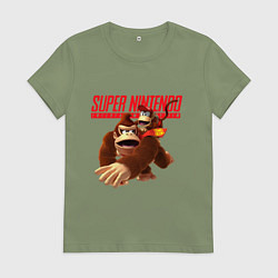 Женская футболка Nintendo - DK