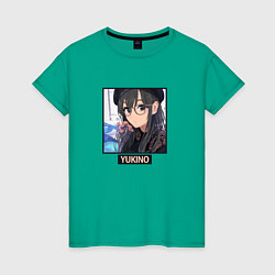 Женская футболка Юкино в очках OreGairu