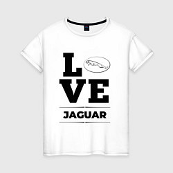 Футболка хлопковая женская Jaguar Love Classic, цвет: белый