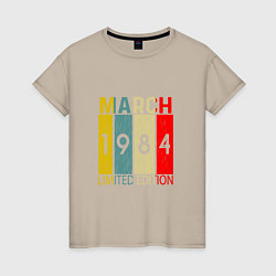 Женская футболка 1984 - Март