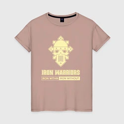 Женская футболка Железные воины хаос винтаж лого