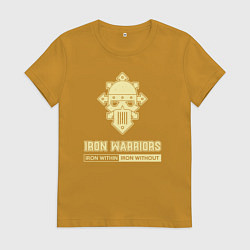 Женская футболка Железные воины хаос винтаж лого