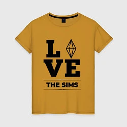 Женская футболка The Sims love classic