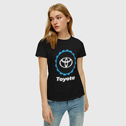 Футболка хлопковая женская Toyota в стиле Top Gear, цвет: черный — фото 2