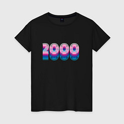 Женская футболка 2000 год ретро неон
