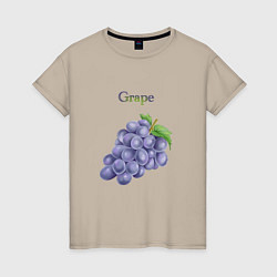 Женская футболка Grape виноград