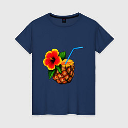 Женская футболка Гавайский коктель