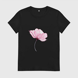 Женская футболка Цветок ласки и нежности