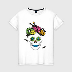 Женская футболка Sugar skull