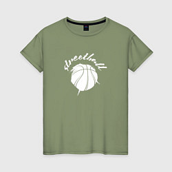 Женская футболка Streetball lettering