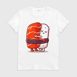 Женская футболка Суши Любимые Обнимашки